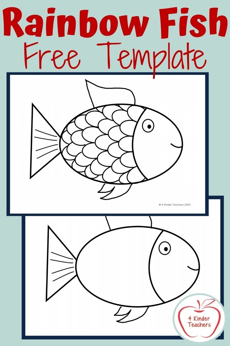 Rainbow Fish Free Printable
