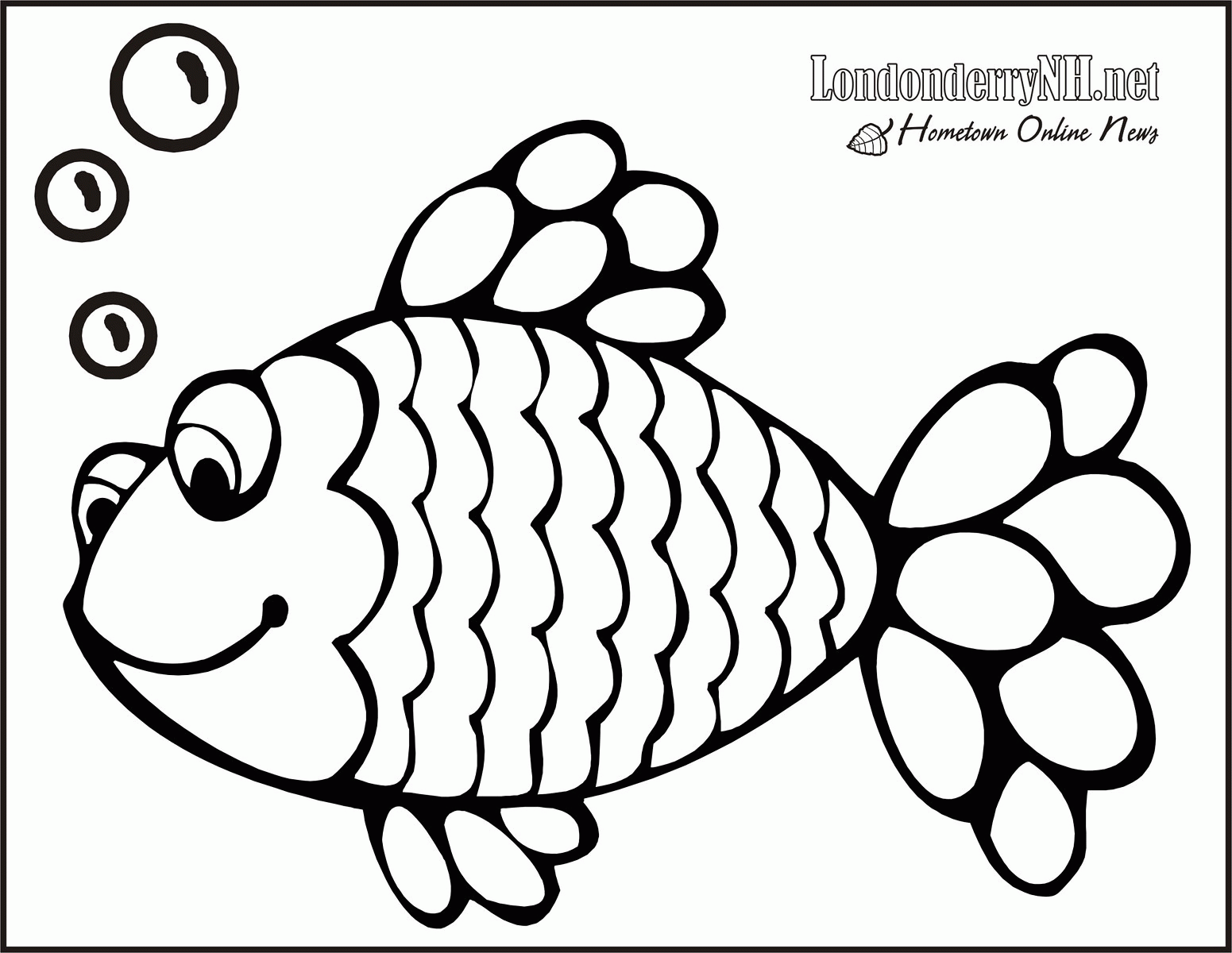 Rainbow Fish Template 713217 Clipart Library