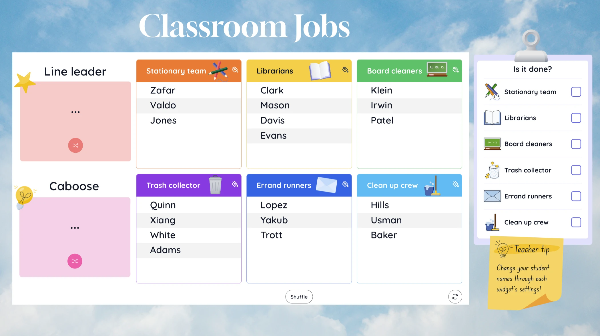 random chore generator