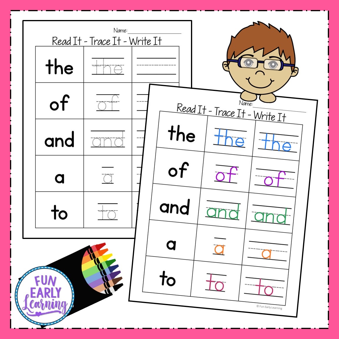free printable sight word sheets