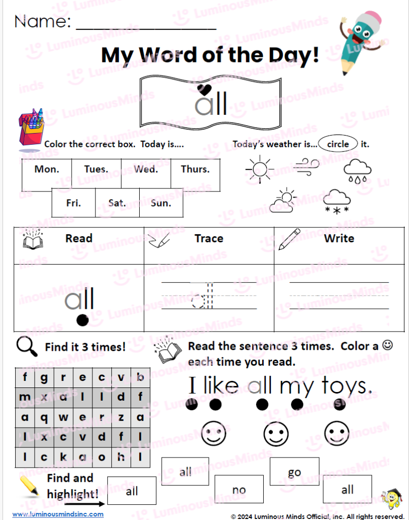 Reading Comprehension Worksheets All Ball Call Small SIPPS Extension Level Sight Word Mini Bundle