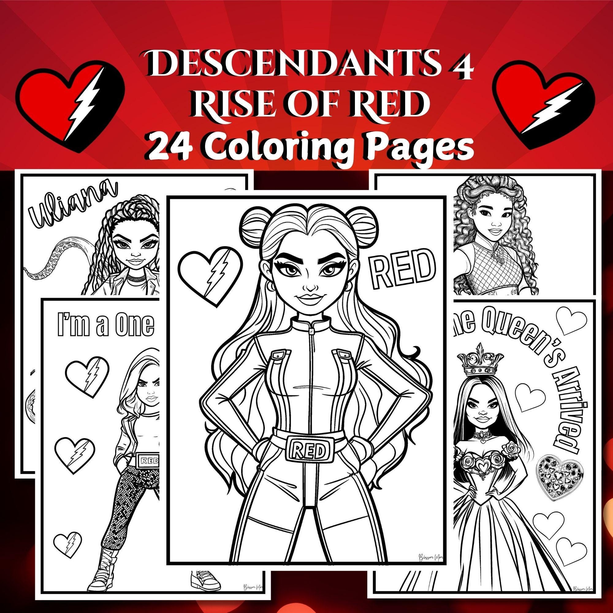 Rise Of Red Coloring Pages Descendants Color Sheets Kids Party Activity Book Wicked Wonderland Birthday Download Printable PDF Etsy Sweden Rise Of Red Coloring Pages Descendants Color Sheets Kids Party Activity Book Wicked Wonderland Birthday Download Printable PDF Etsy Sweden
