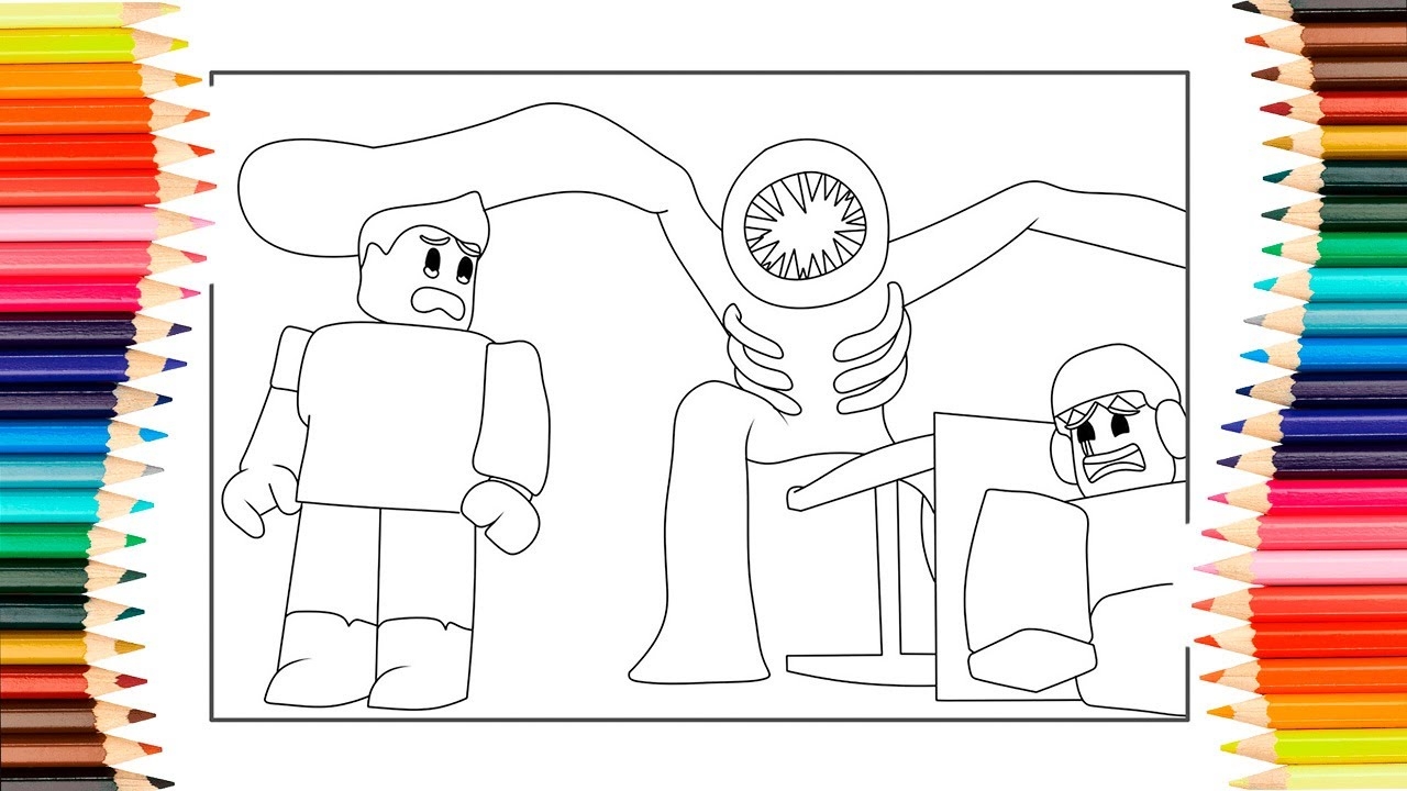 ROBLOX DOORS Coloring Pages FIGURE Found Players YouTube