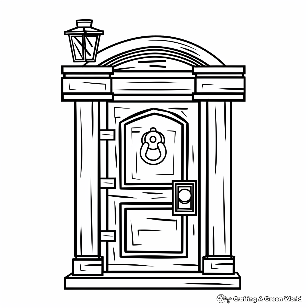 Roblox Doors Coloring Pages Free Printable 