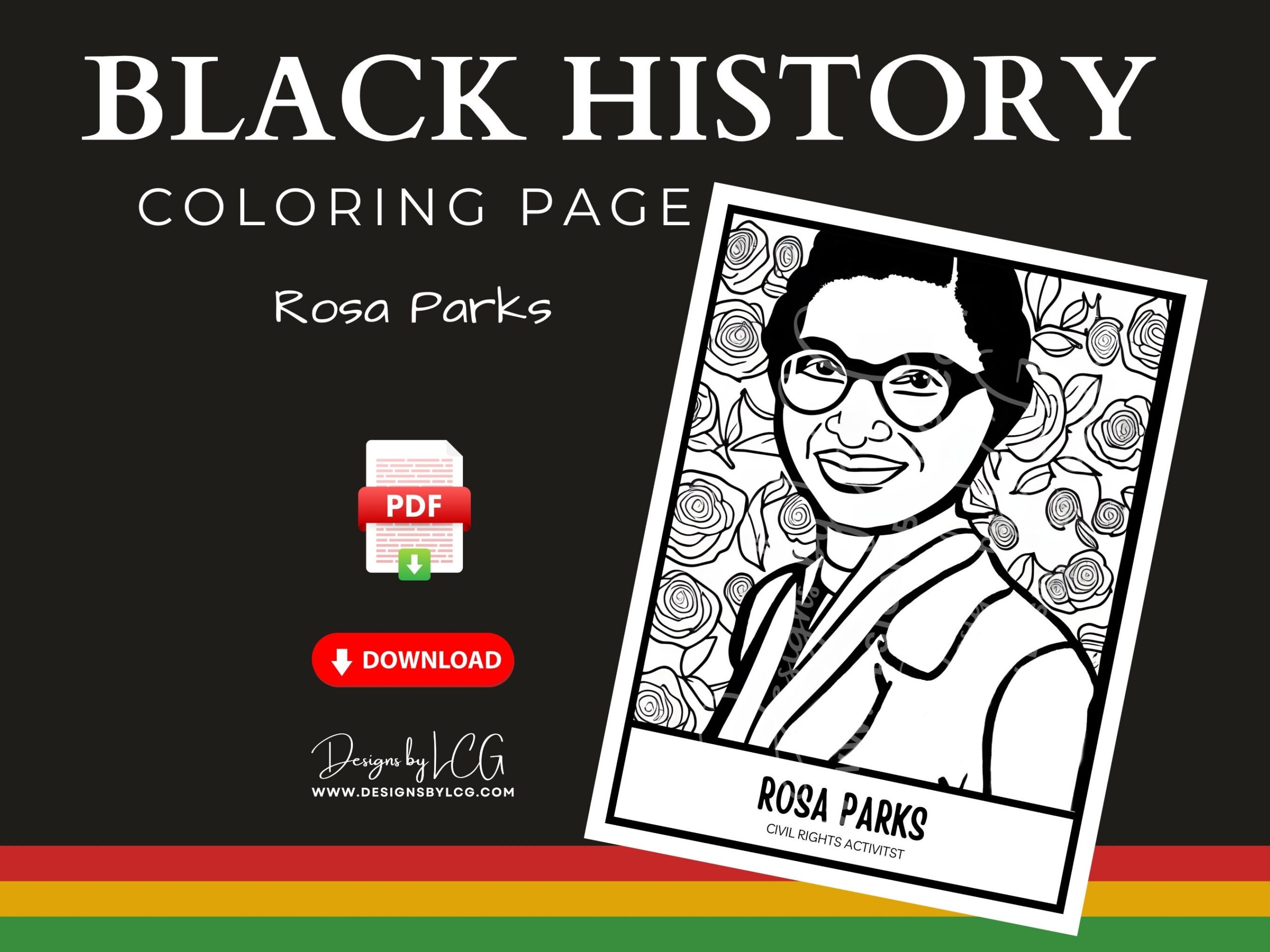 Rosa Parks Coloring Black History Month Activities For Kids Black History Printable Activities Afro History Coloring Page Nah Rosa Parks Etsy Rosa Parks Coloring Black History Month Activities For Kids Black History Printable Activities Afro History Coloring Page Nah Rosa Parks Etsy