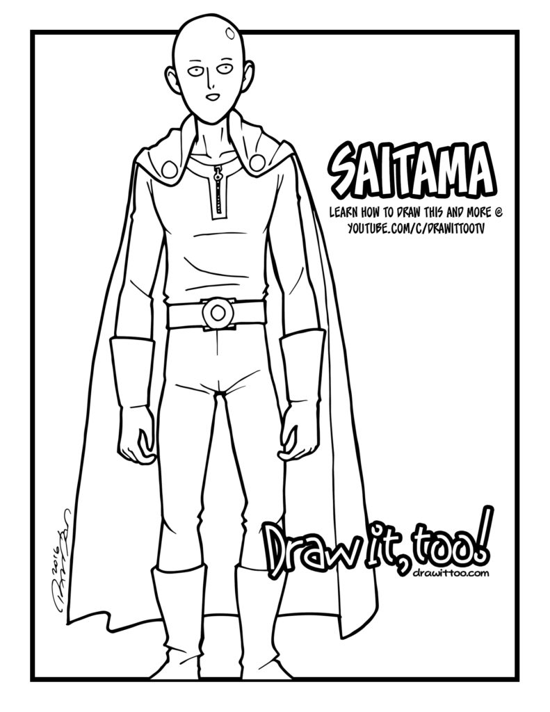 Saitama The Normal Version Draw It Too 