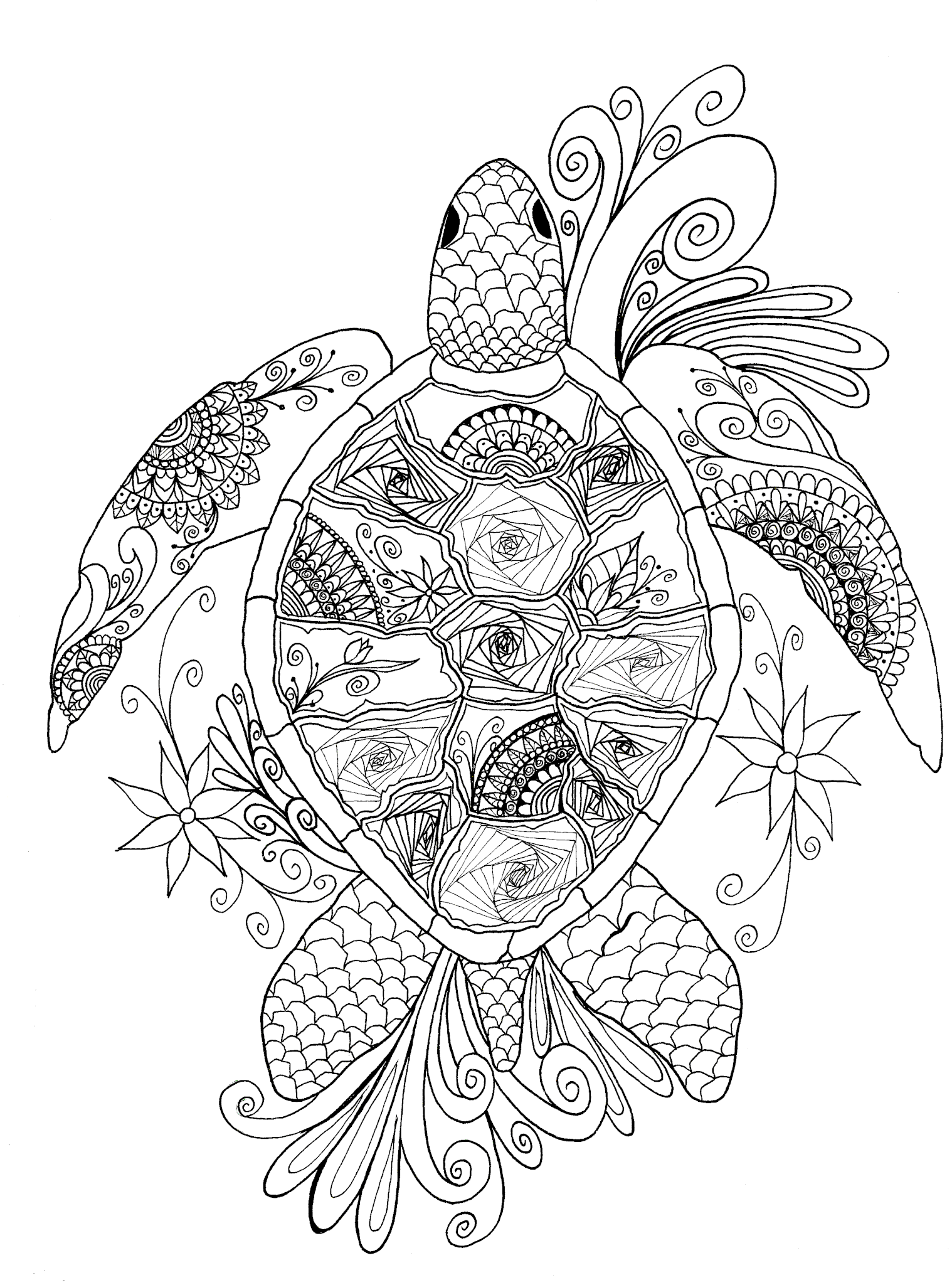 Sea Turtle A Free Coloring Page For You To Download Today 
