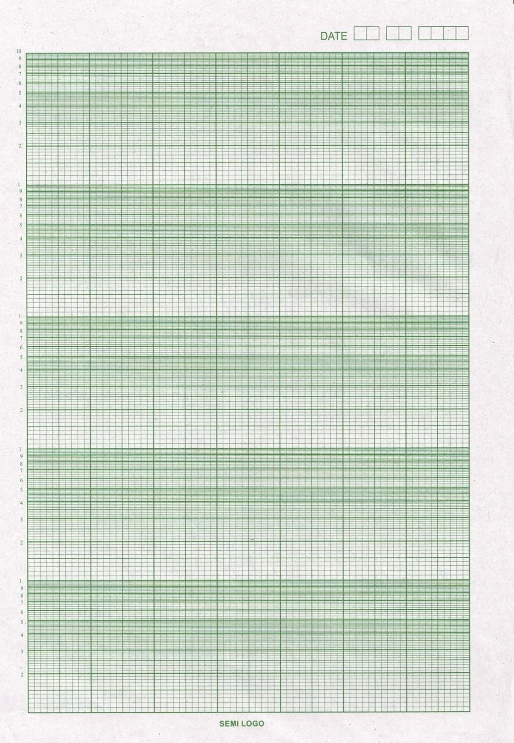 Semi Log Graph Paper A4 Size Green Pack Of 100 Sheets 5 Cycle 1 To 10 Semi Log Graph Paper A4 Size Green Pack Of 100 Sheets 5 Cycle 1 To 10