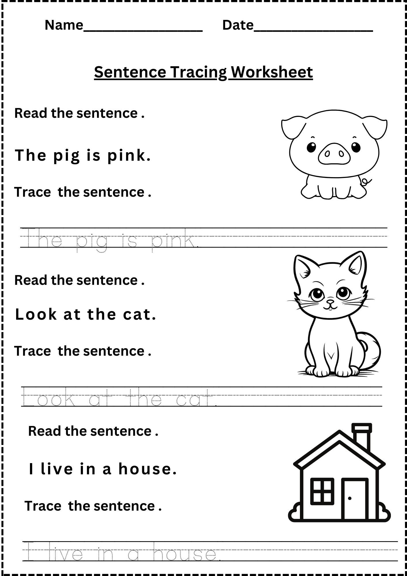 Sentence Writing Worksheets Free Printables