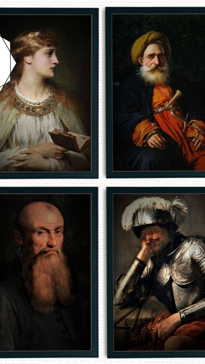 SET OF 16 Hogwarts Style Portraits Harry Potter Birthday Or Halloween Party Digital Download