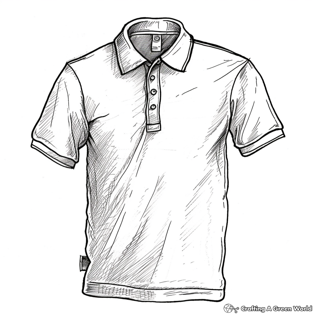 Shirt Coloring Pages Free Printable