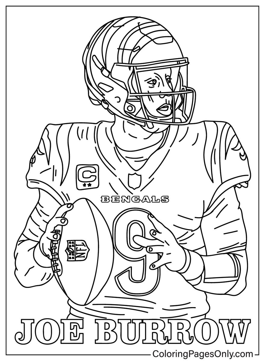  Show Your Team Spirit With Our FREE Cincinnati Bengals Coloring Pages Https t co oqbTxRNser cincinnatibengals SuperBowlLVIII SuperBowl Coloringpagesonly coloringpages ColoringBook art drawing coloring USA trend Trending 