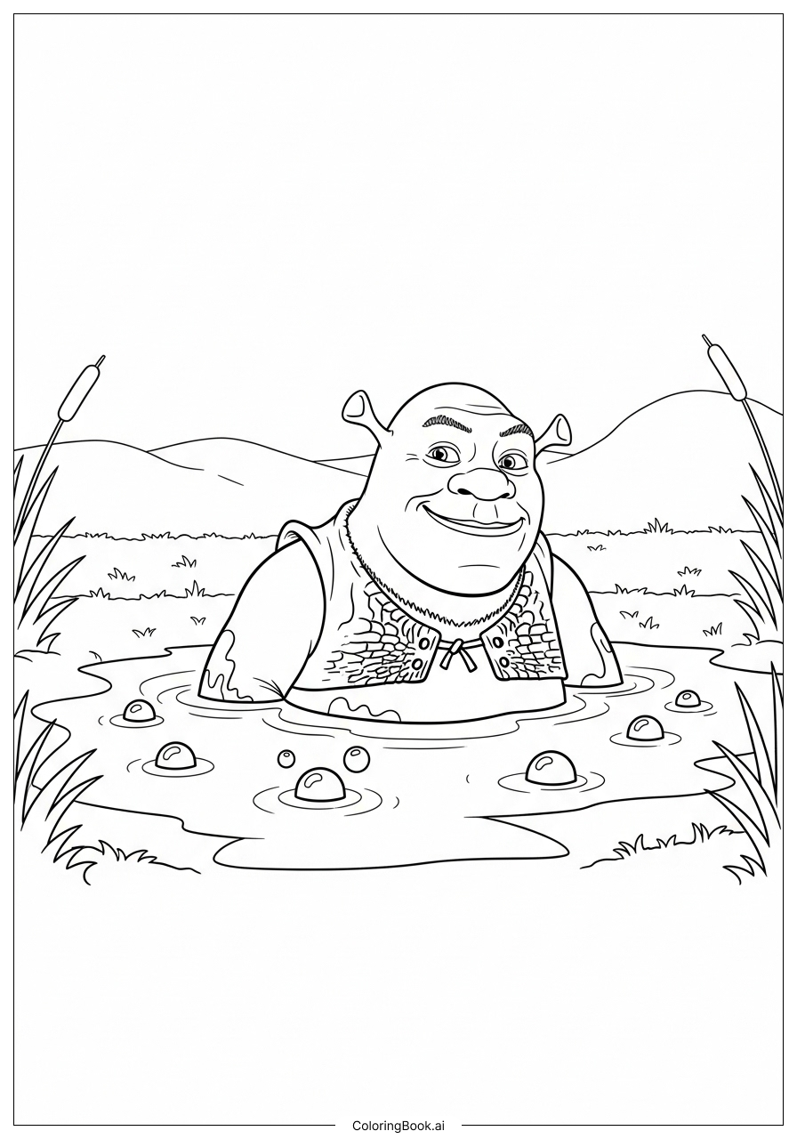 shrek pictures to color