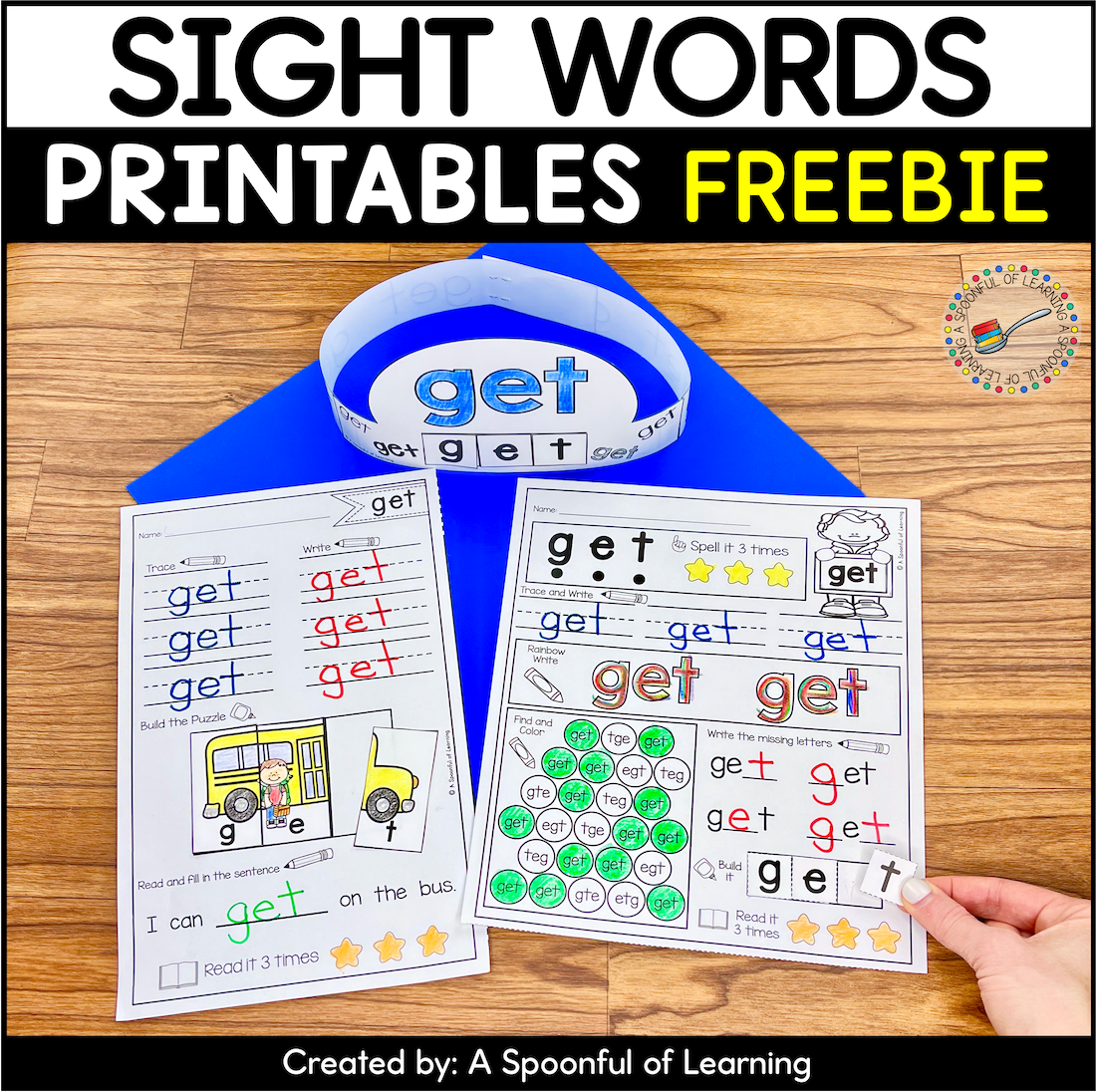 free sight word printables