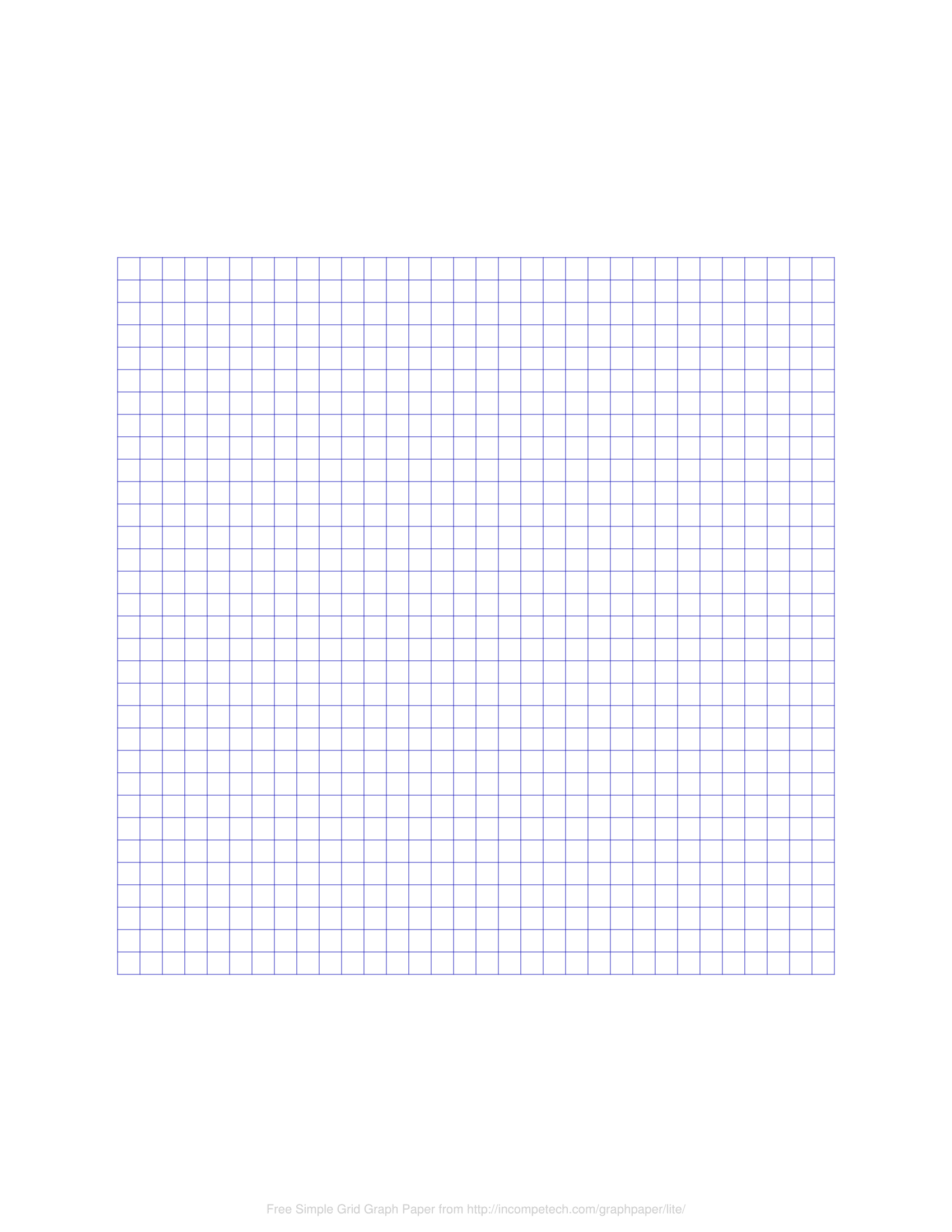 Simple Grid Graph Paper Generator