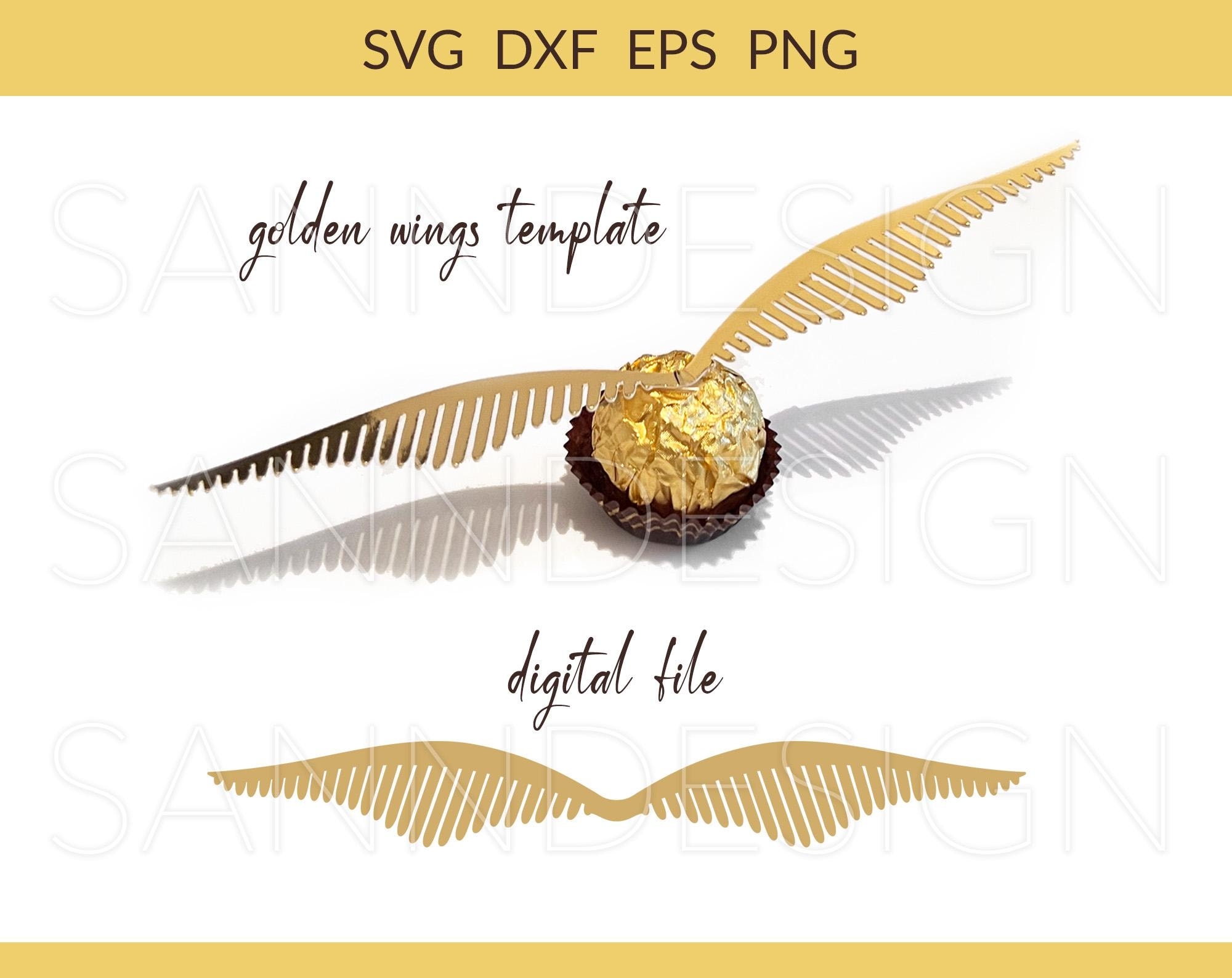 Snitch Wings Template Etsy Snitch Wings Template Etsy
