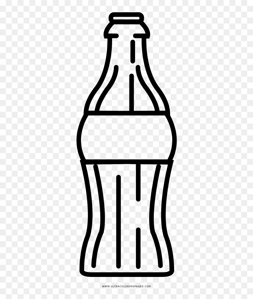 Soda Bottle Coloring Page Coca Cola Vector Png Transparent Png Vhv