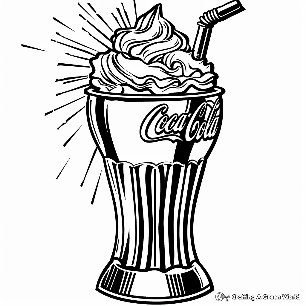 Soda Coloring Pages Free Printable