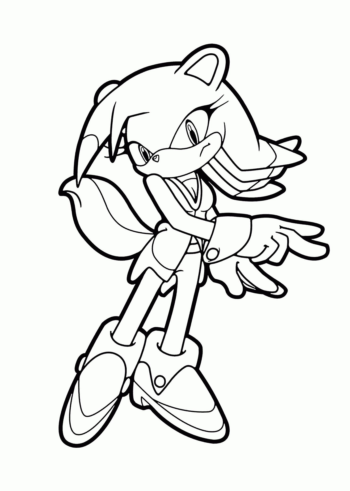 Sonic s Girlfriend Amy Rose Sonic Coloring Pages