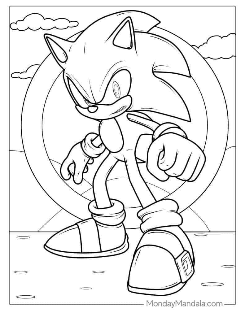 Sonic The Hedgehog Colouring Pictures 5633343 Clipart Library Sonic The Hedgehog Colouring Pictures 5633343 Clipart Library