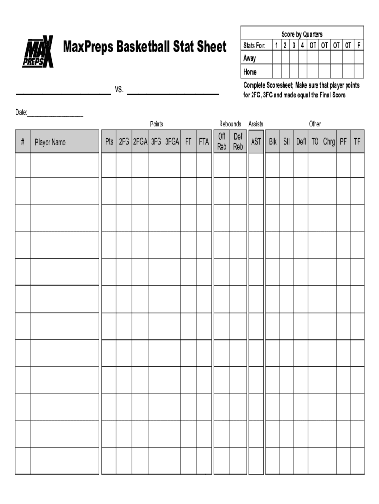 basketball scoring sheet printable basketball scoring sheet printable