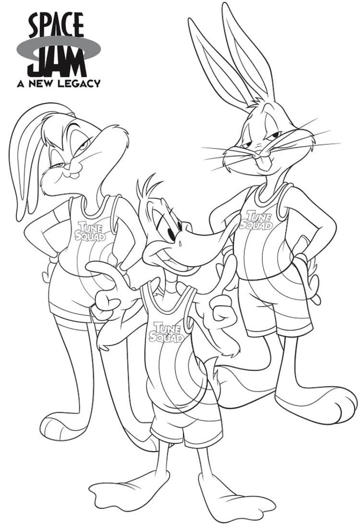 Space Jam Coloring Pages Best Coloring Pages For Kids