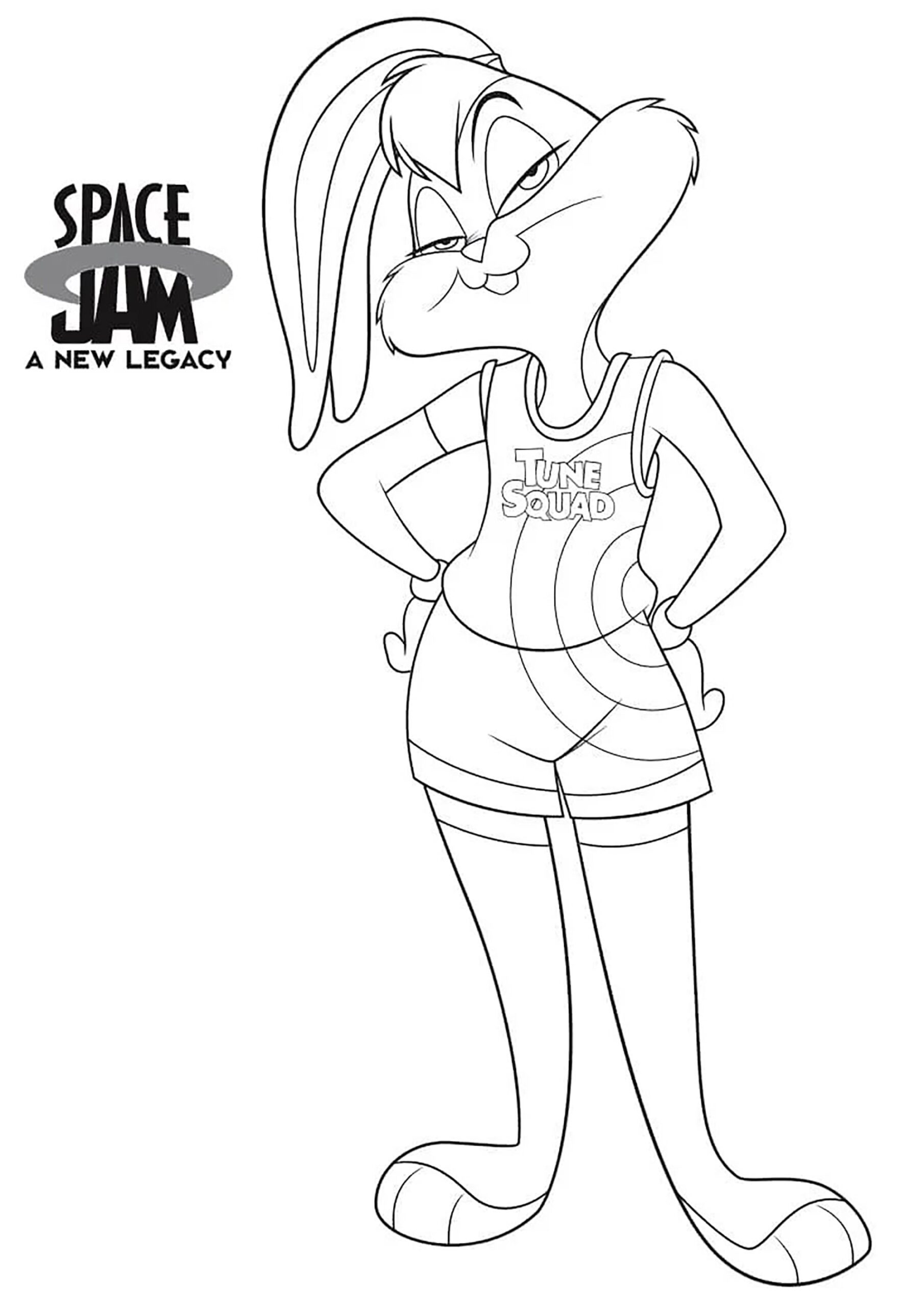Space Jam To Print Space Jam Coloring Pages