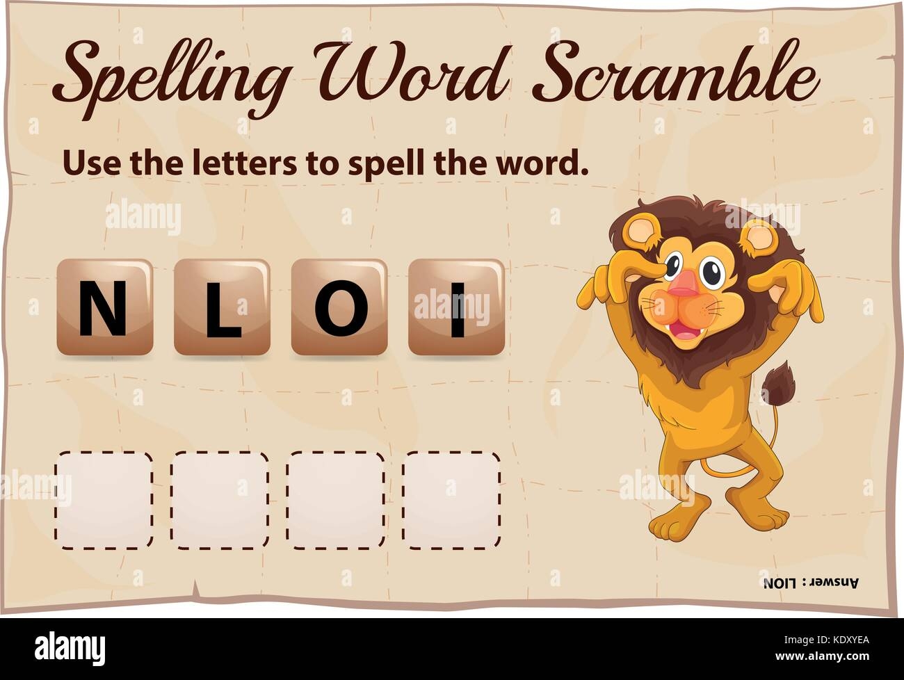 how do you spell scramble