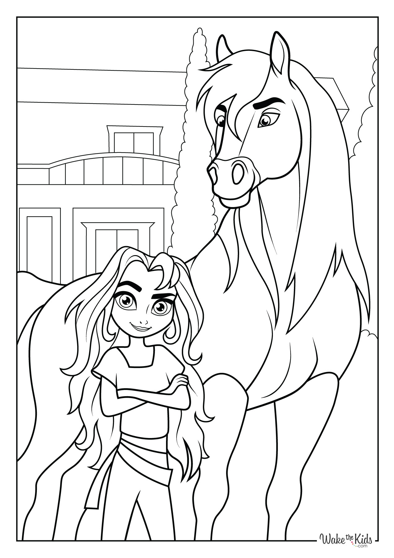 spirit movie coloring pages