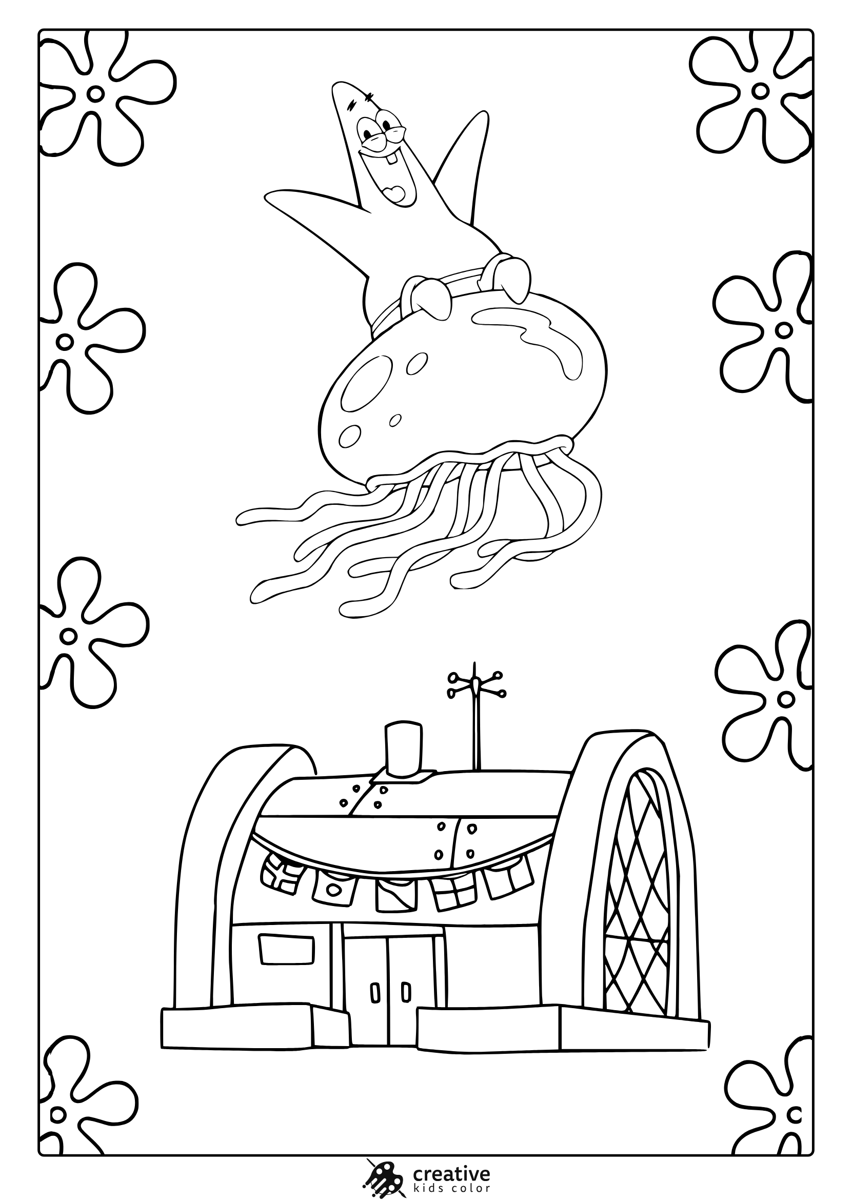 Spongebob Coloring Pages 30 Free Printable PDF Spongebob Coloring Pages 30 Free Printable PDF