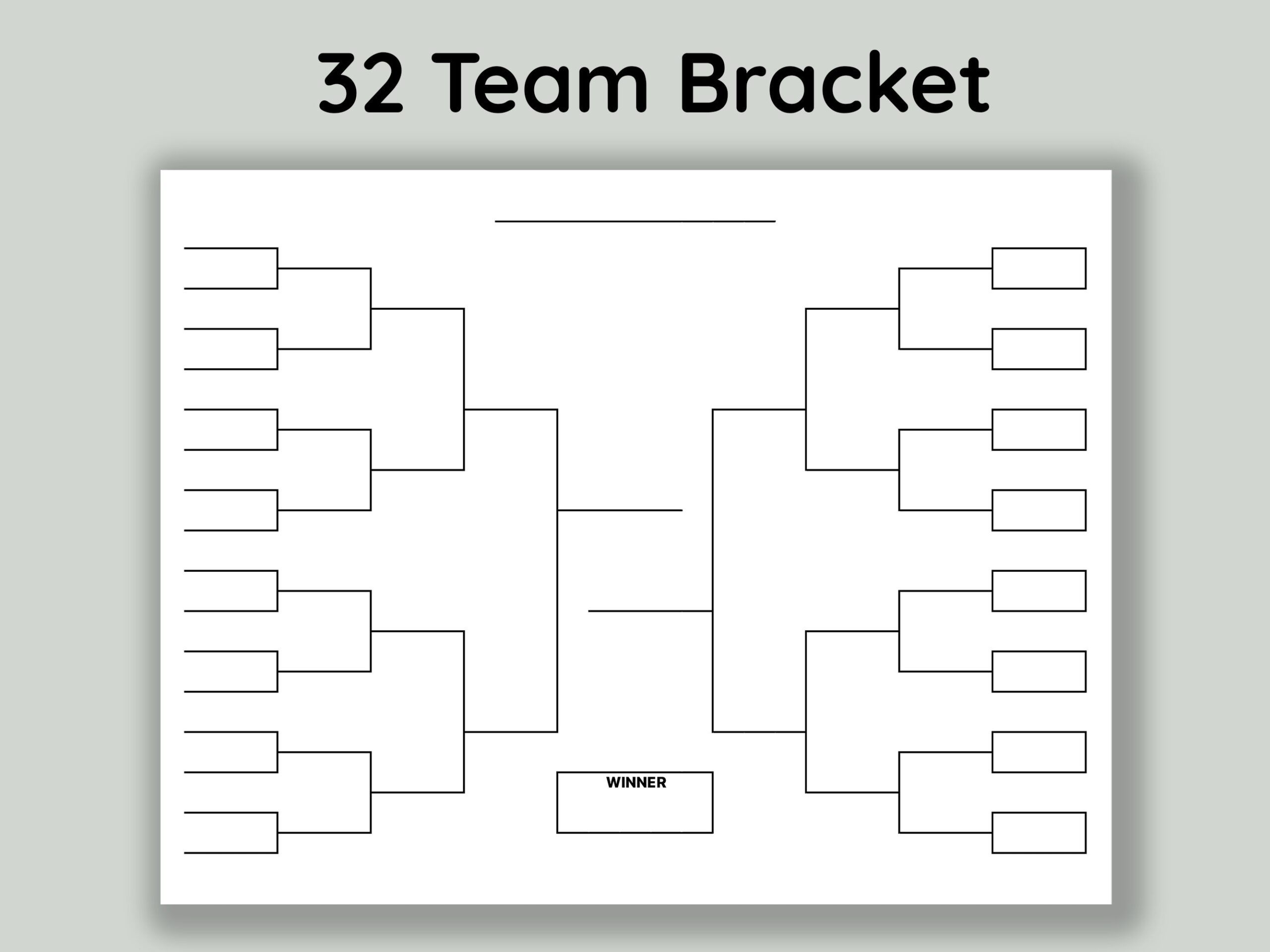 32 team bracket template 32 team bracket template