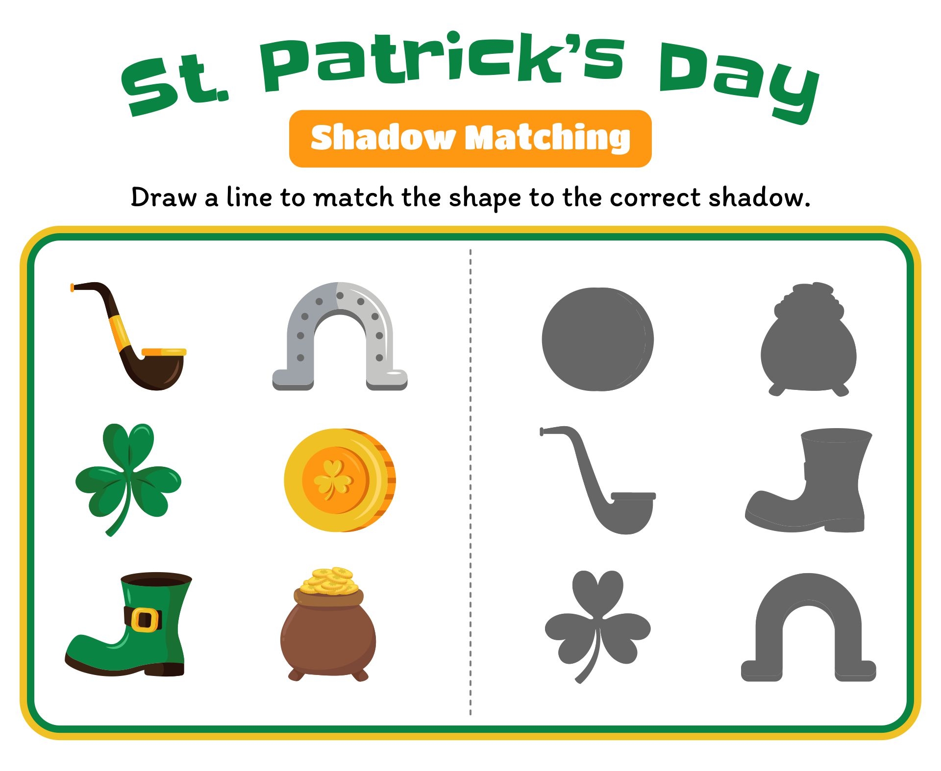 St Patrick s Day Activities 6 Free PDF Printables Printablee St Patrick s Day Activities 6 Free PDF Printables Printablee