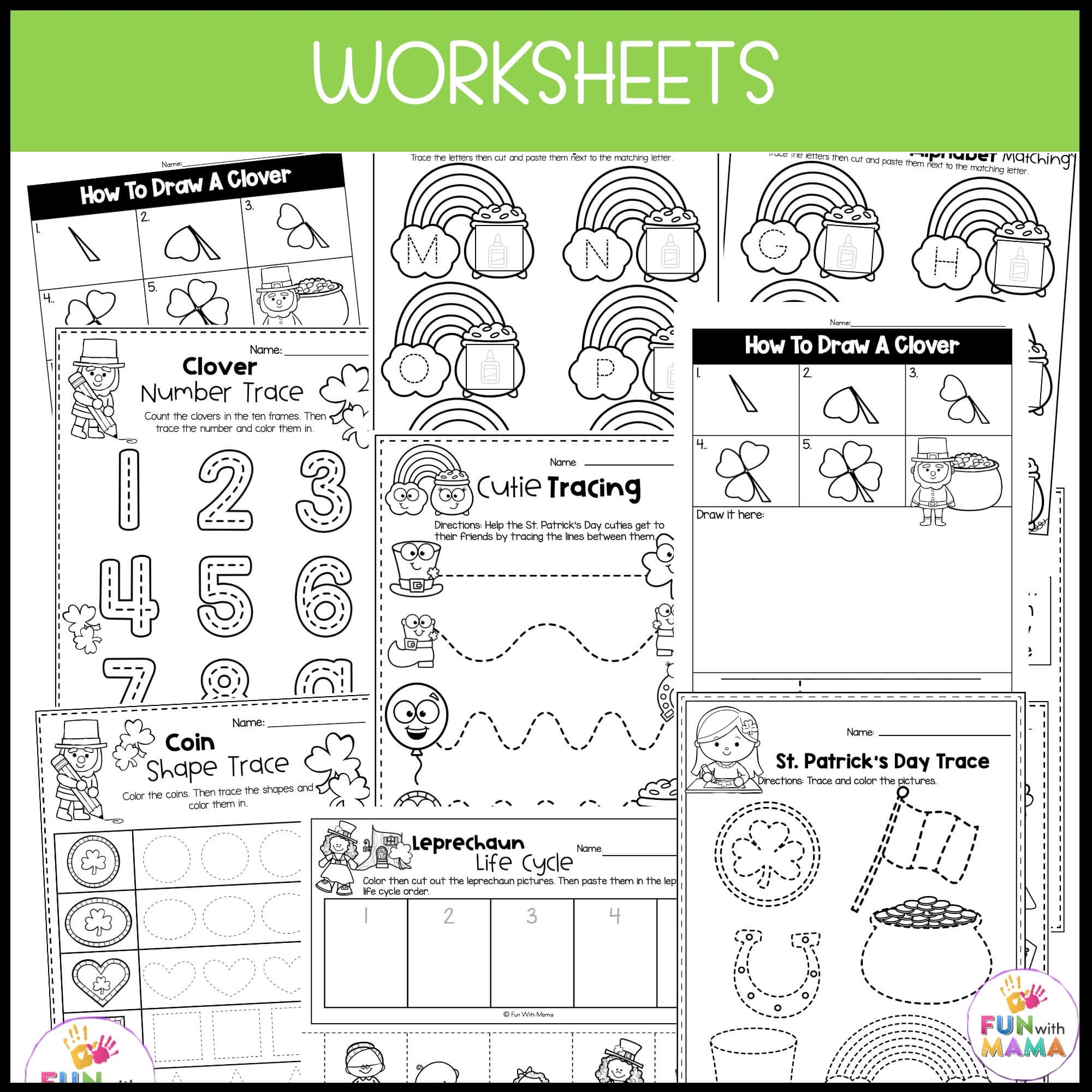 saint patrick's day printable activities saint patrick's day printable activities