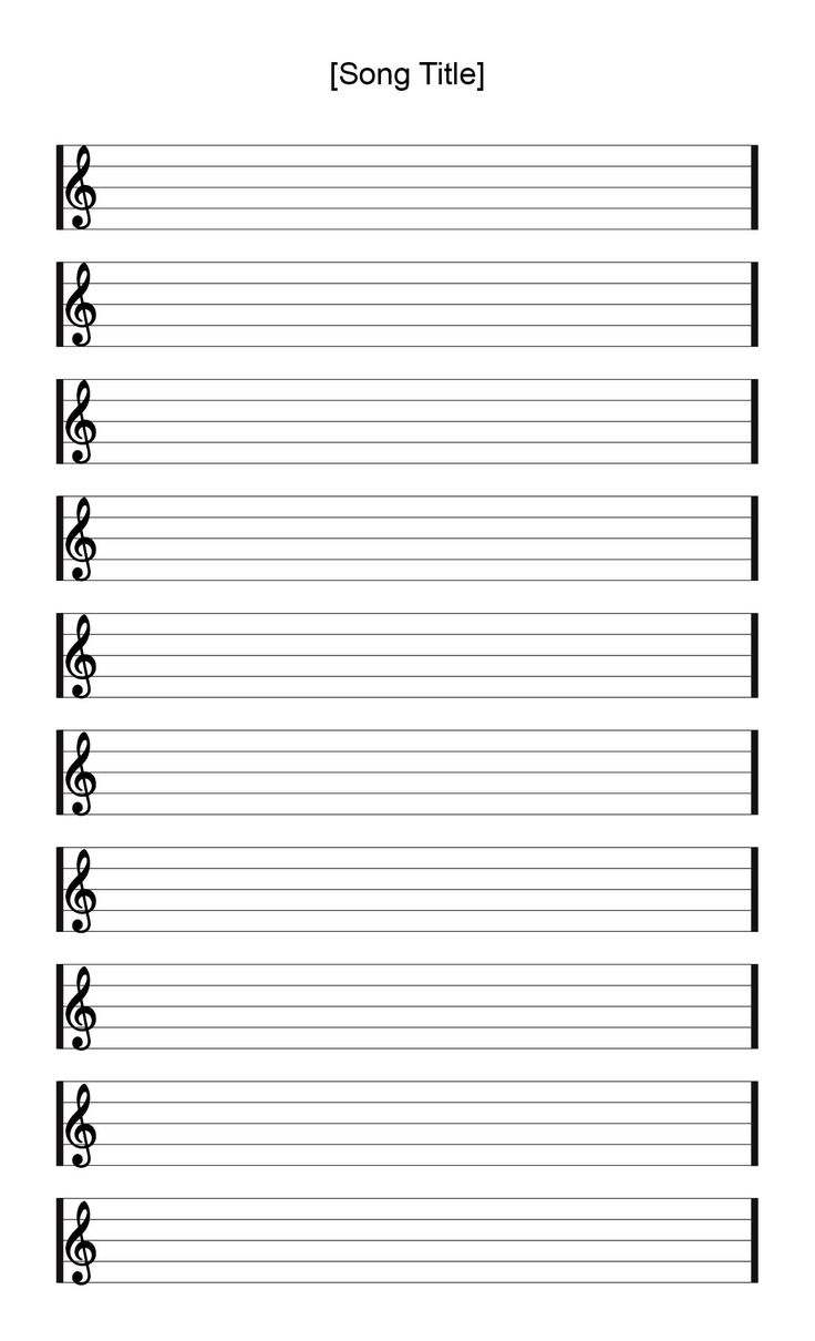 Staff Paper Blank Sheet Music 10 Free PDF Printables Printablee Staff Paper Blank Sheet Music 10 Free PDF Printables Printablee