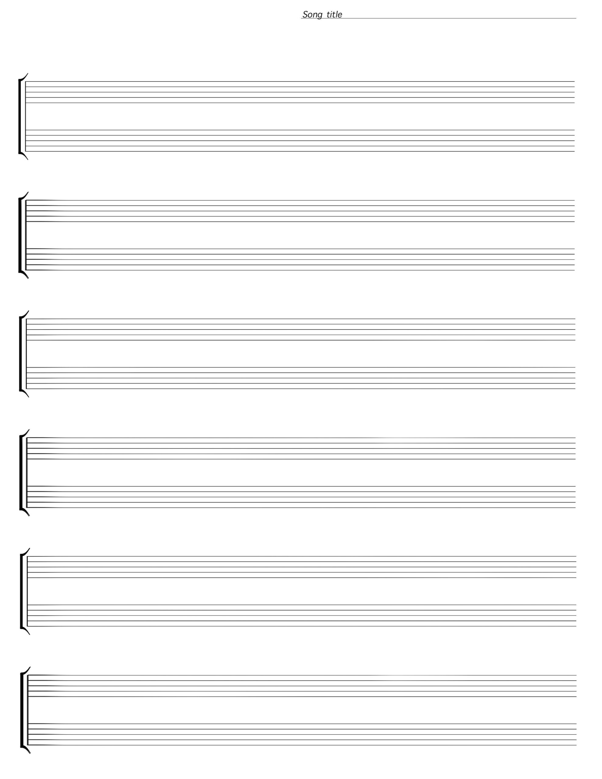 Staff Paper For Duets Sheet Music Refill Etsy Staff Paper For Duets Sheet Music Refill Etsy