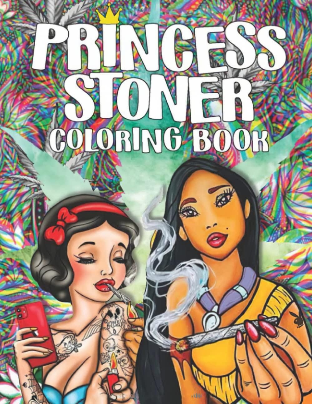 Stoner Princess Coloring Book Etsy