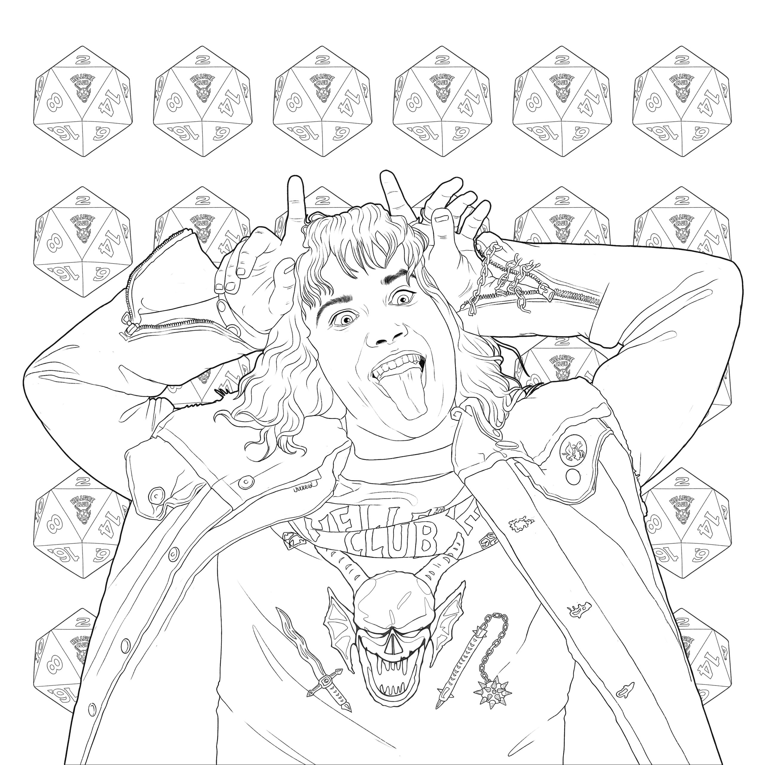 Stranger Things The Official Coloring Book Season 4 Penguin Random House International Sales