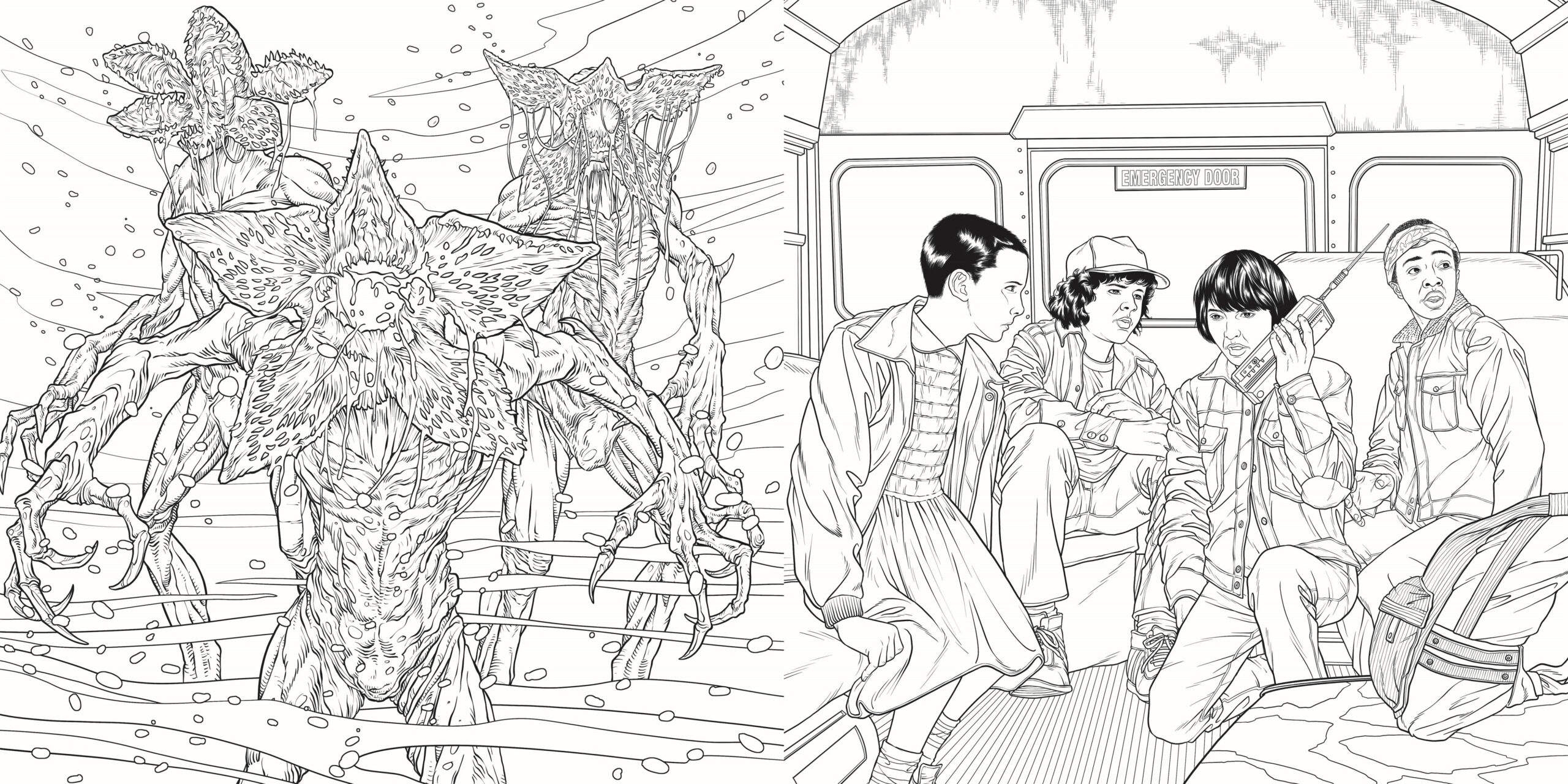 Stranger Things The Unofficial Colouring Book Igloo Books