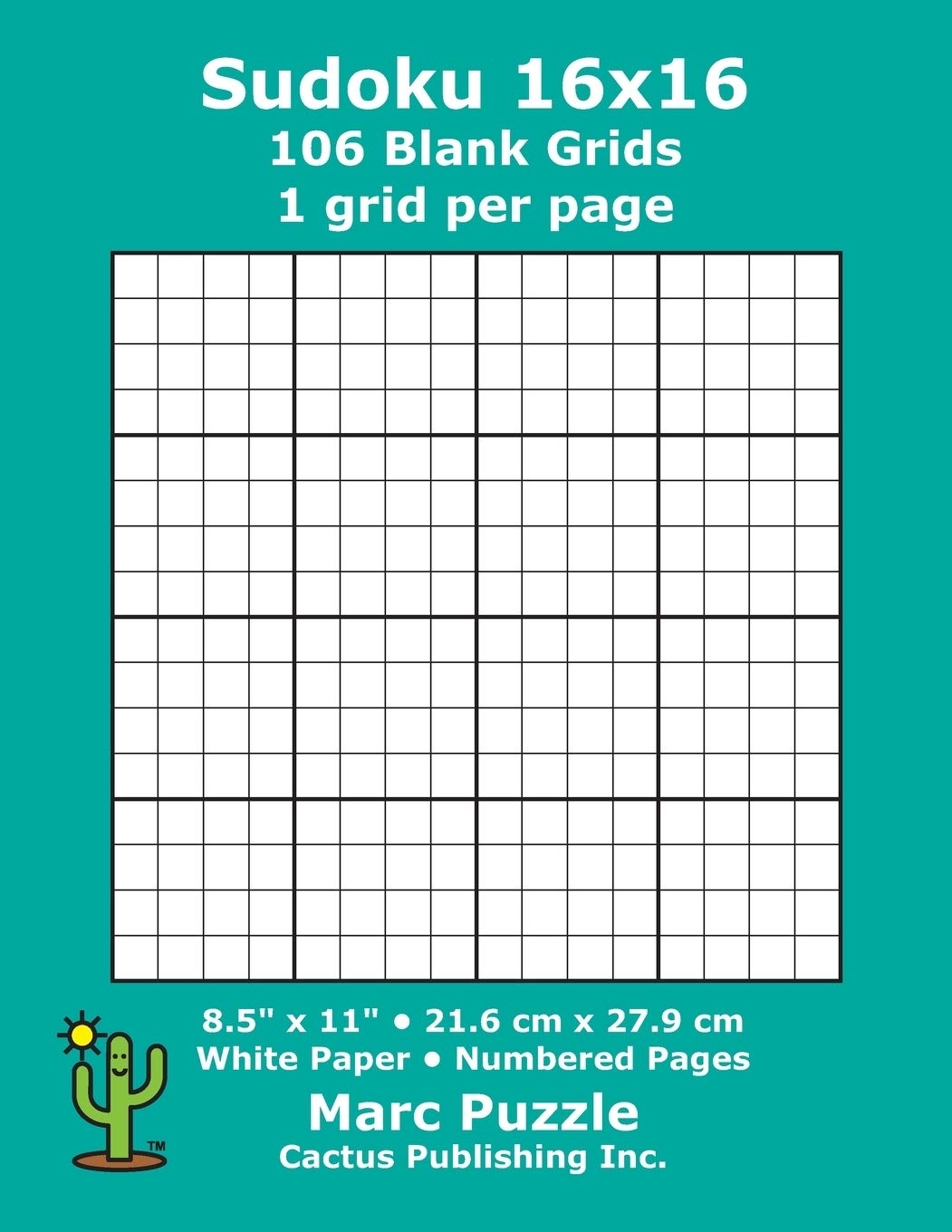 Sudoku 16x16 106 Blank Grids 1 Grid Per Page Qatar Ubuy Sudoku 16x16 106 Blank Grids 1 Grid Per Page Qatar Ubuy