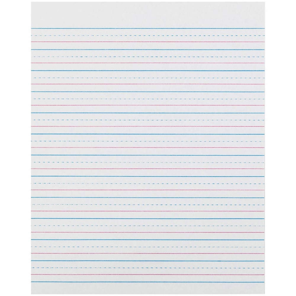lined paper with dotted lines