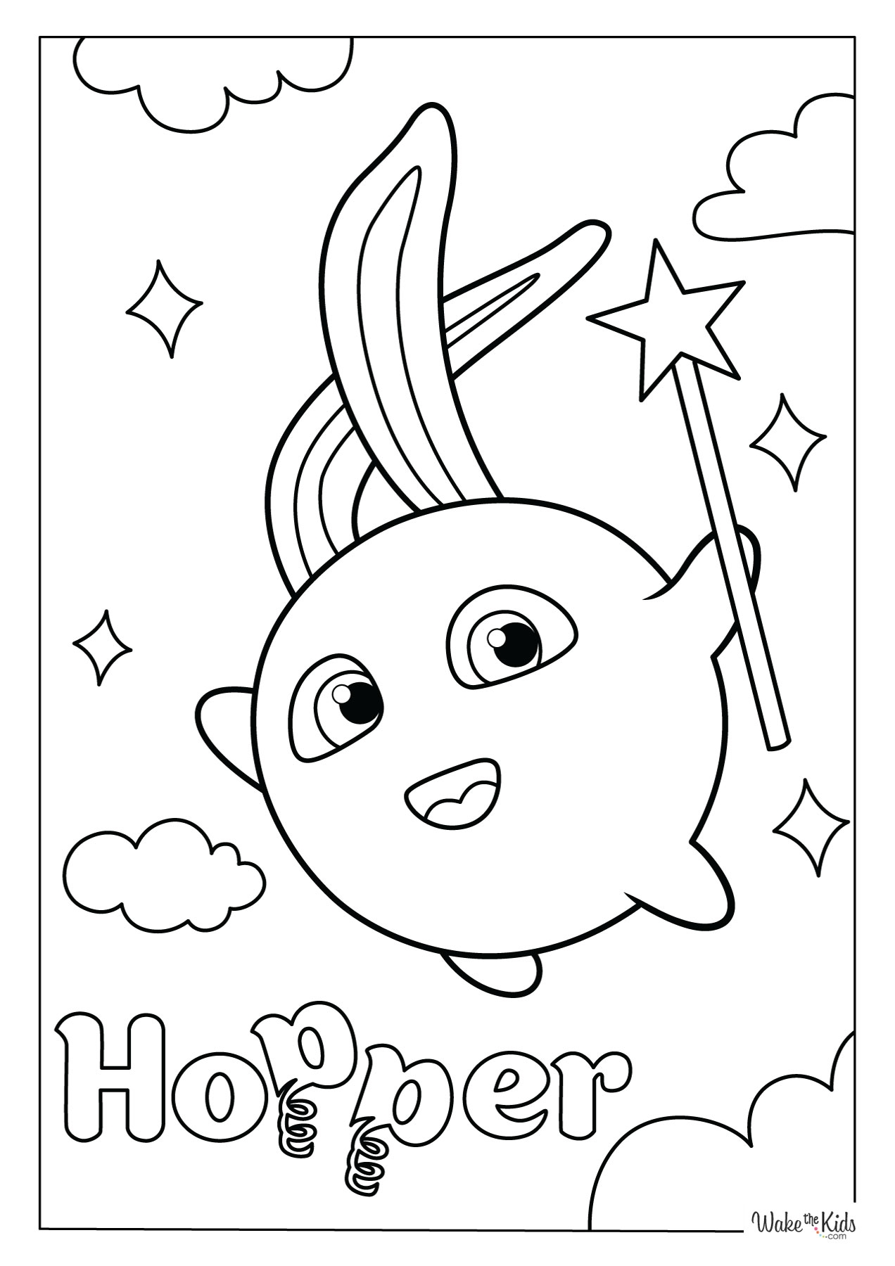 Sunny Bunnies Coloring Pages Free Printable PDFs WakeTheKids