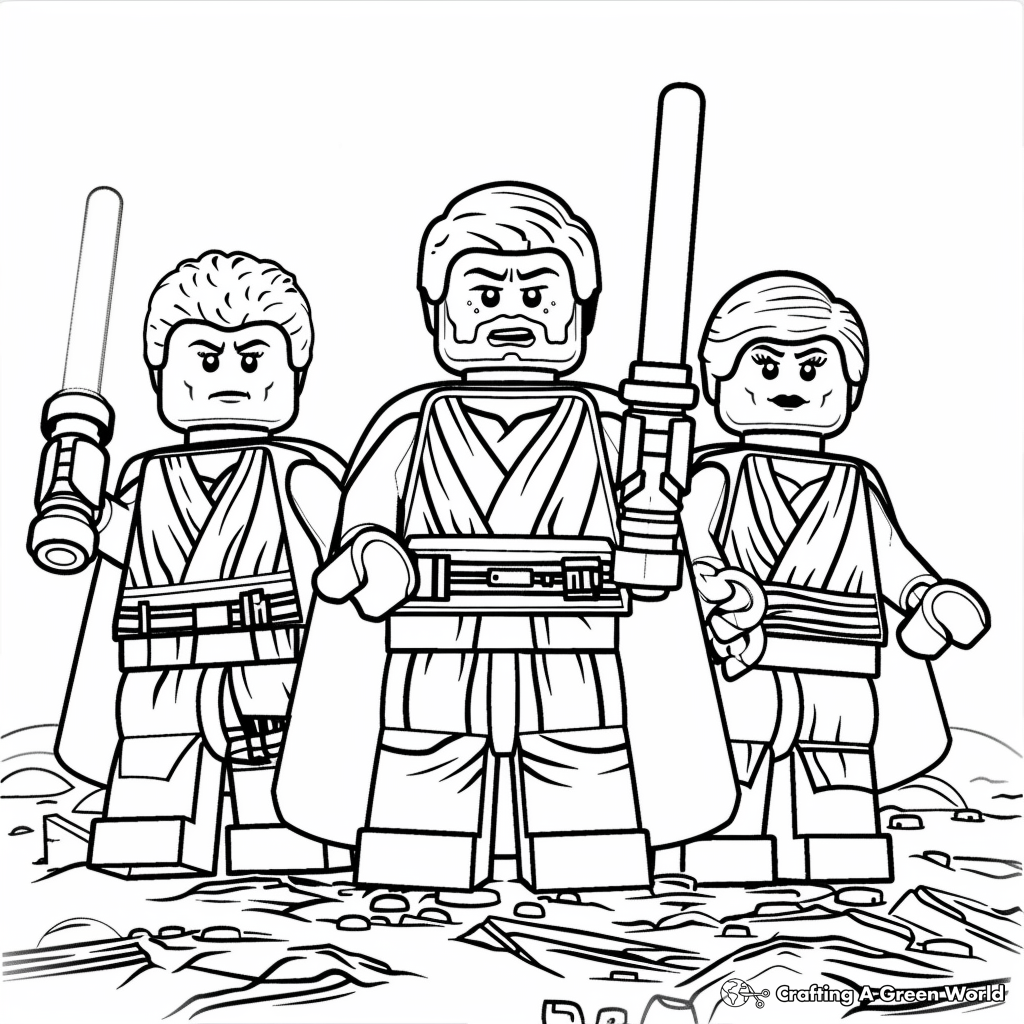 lego star wars color pages