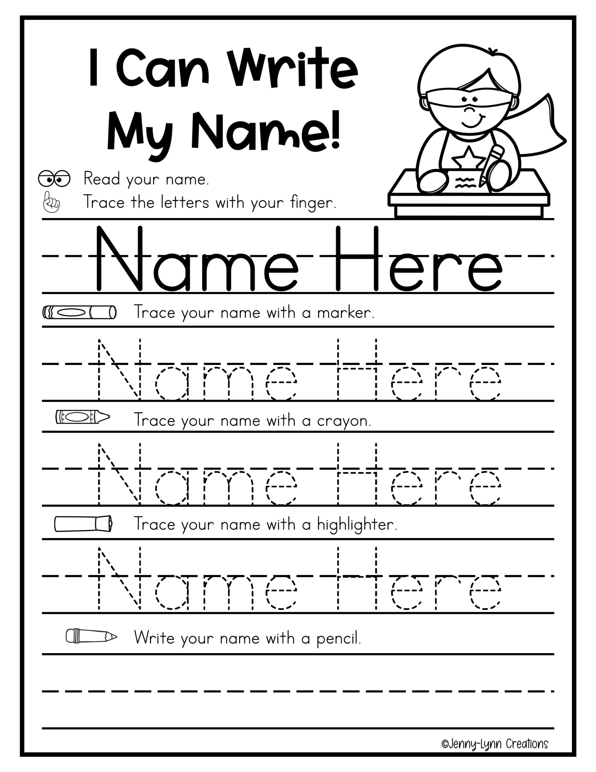 name tracing editable