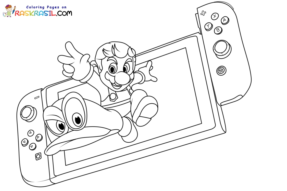 Switch Coloring Page