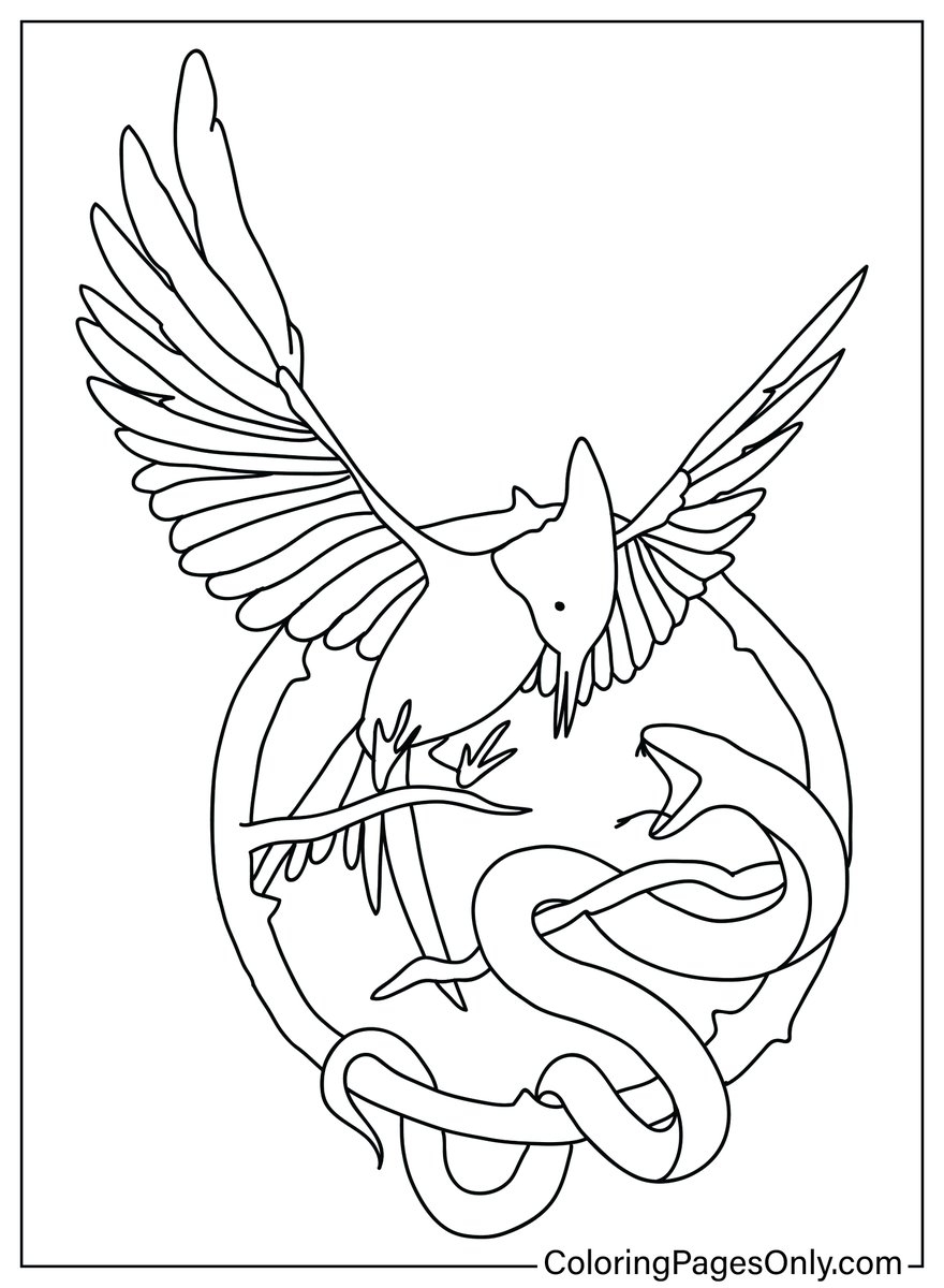 hunger games coloring pages