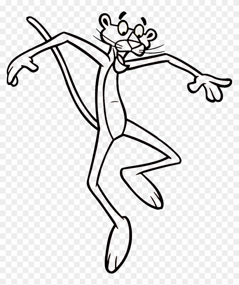 The Pink Panther Coloring Book Free Transparent PNG Clipart Images Download
