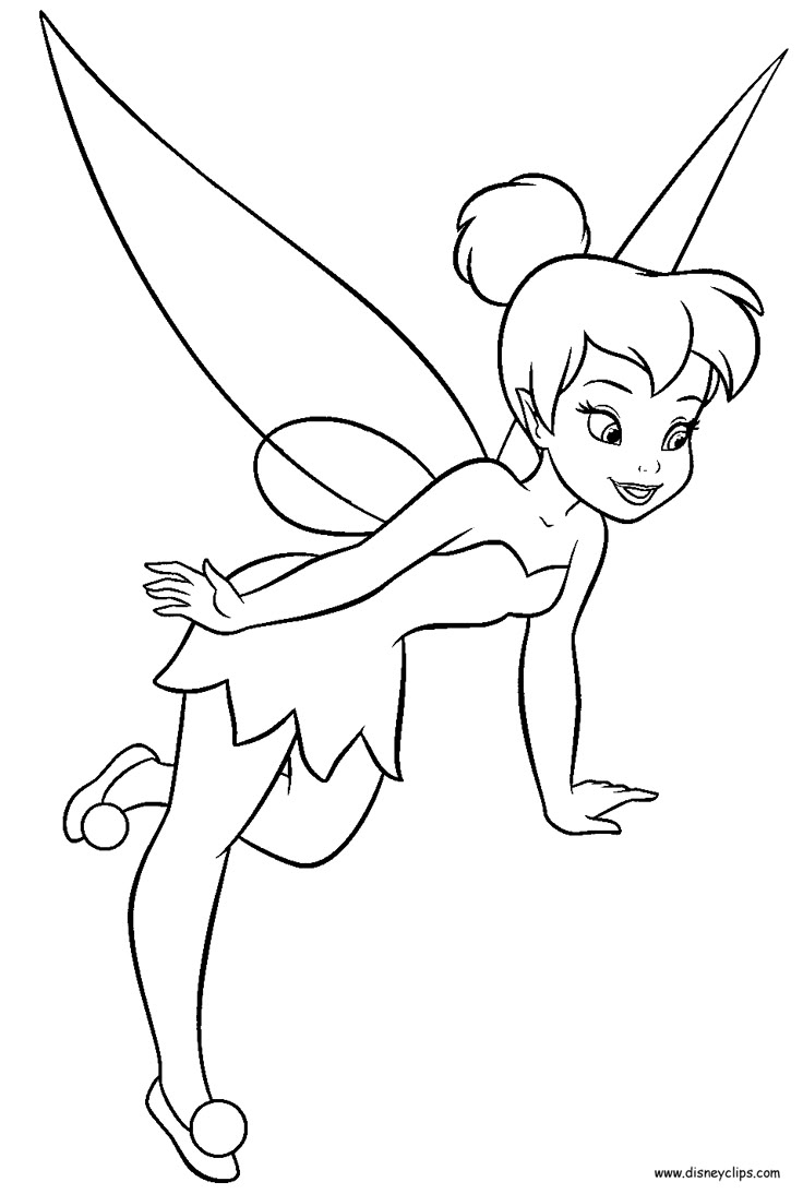 Tinker Bell Coloring Page