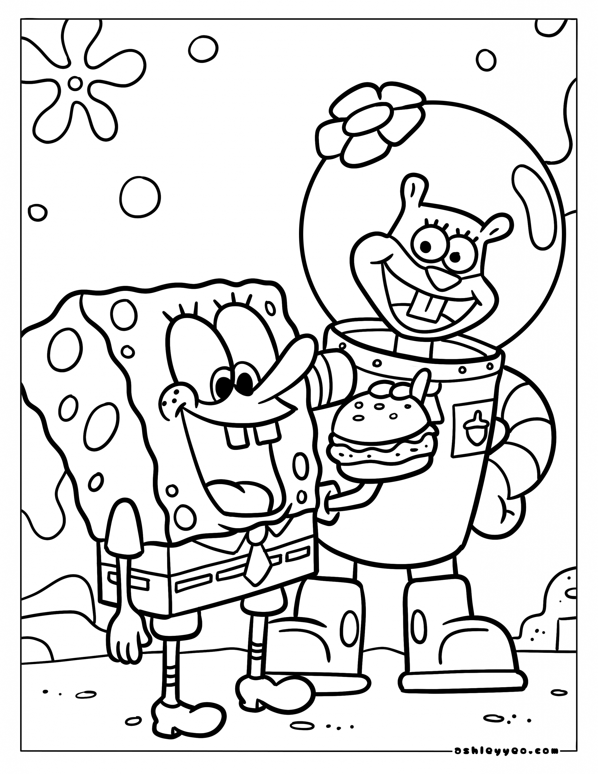 Top Spongebob Coloring Pages Free Printable PDFs Ashley Yeo