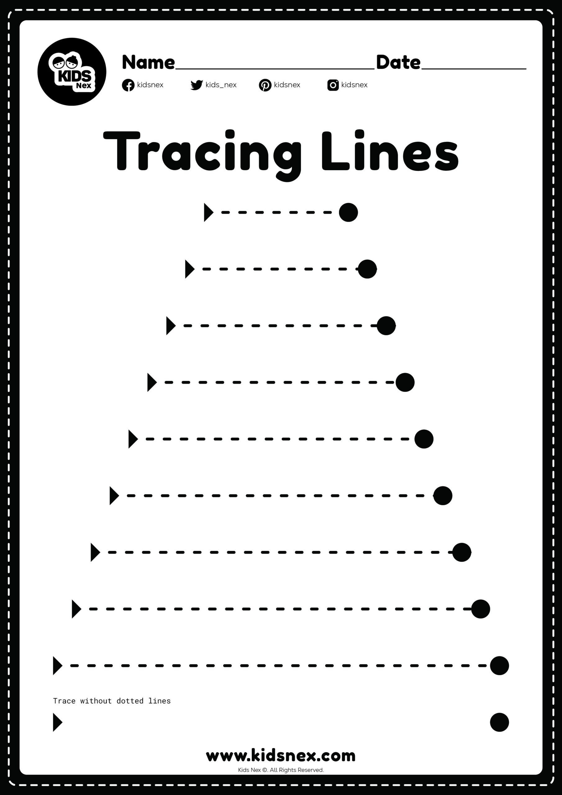 Tracing Lines KidsNex