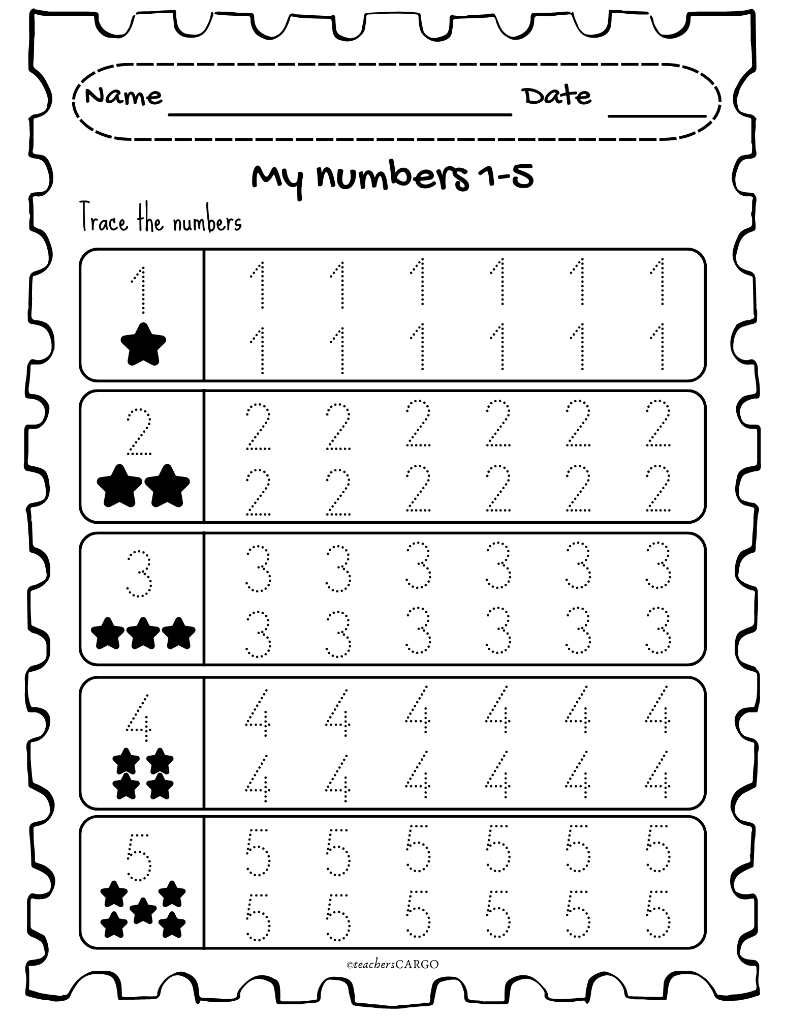 Tracing Numbers 1 5 Trace And Write Numbers 1 5 Made By Teachers Tracing Numbers 1 5 Trace And Write Numbers 1 5 Made By Teachers